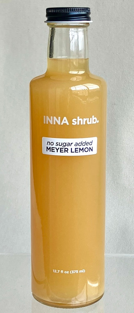 no sugar added MEYER LEMON shrub