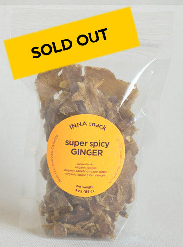 super spicy GINGER snacks