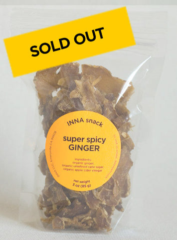 super spicy GINGER snacks