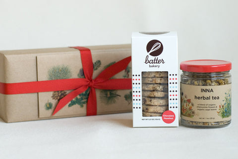 [preorder] GIFT: 1 box of shortbread cookies + 1 jar of herbal tea